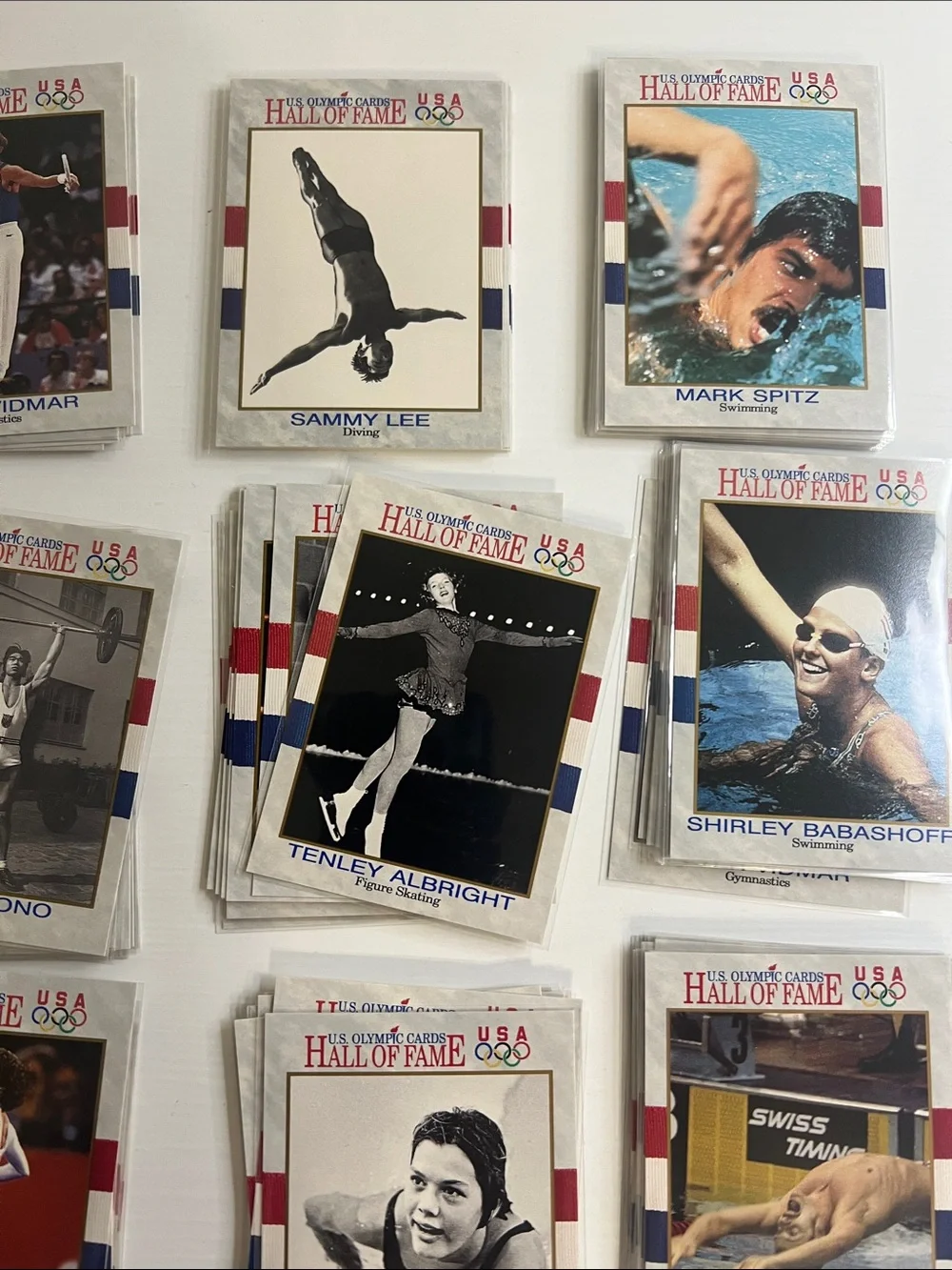 Vintage 90s US Olympics Hall of Fame Trading Cards - 20 Per Lot